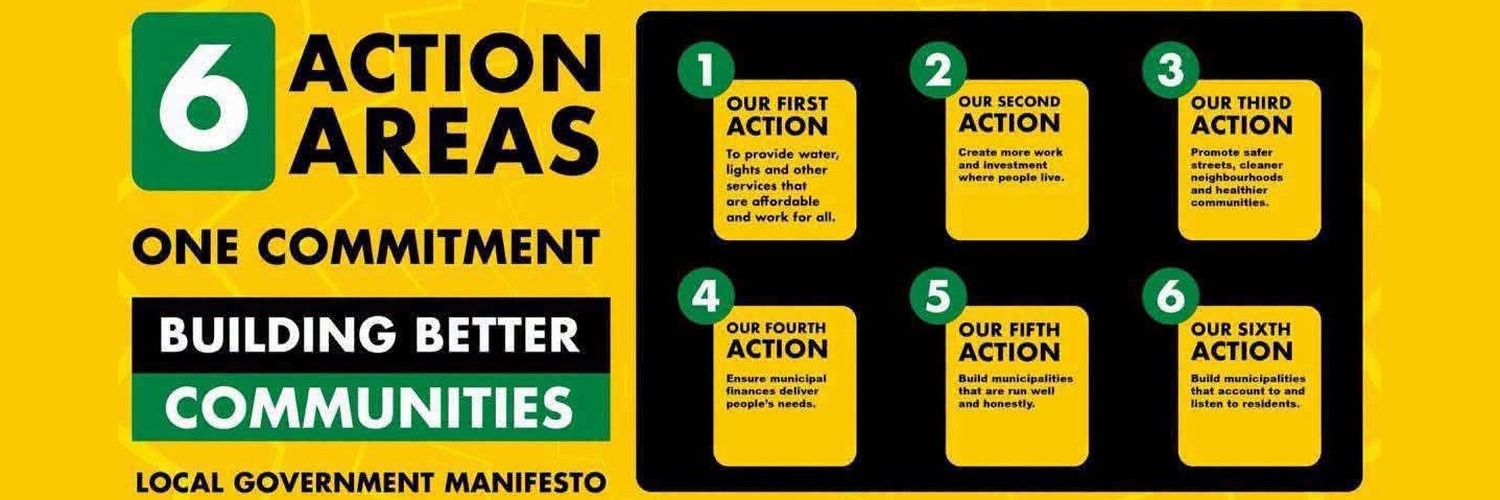 ANC 6 Action Areas, One Commitment: Building Better Communities – Local Government Manifesto